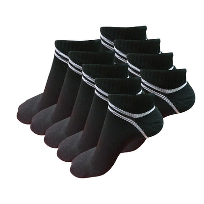 Lot 1-12 Mens Low Cut Ankle Cotton Athletic Cushion Casual Socks Size 9-11 10-13