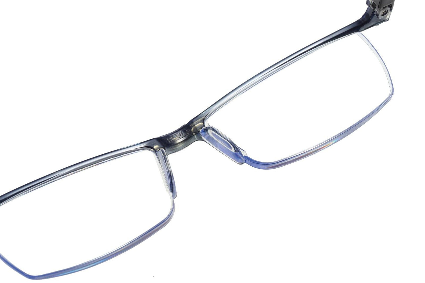 11 PK Mens Half Frame Spring Hinge Reading Glasses Blue Light Blocking Readers