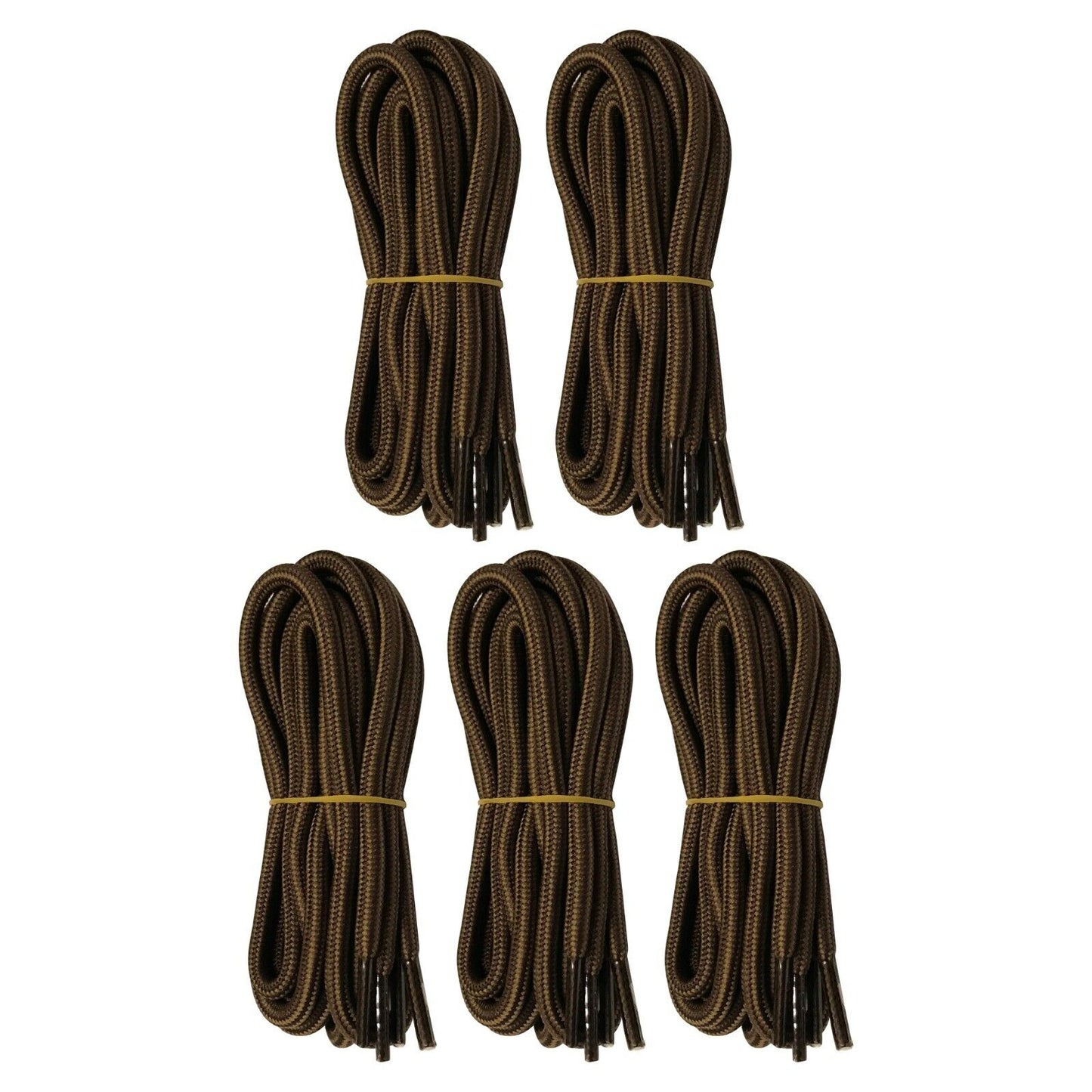 5pair 5mm Thick Heavy duty Round Hiking Work Boot Shoe laces Strings Replacement