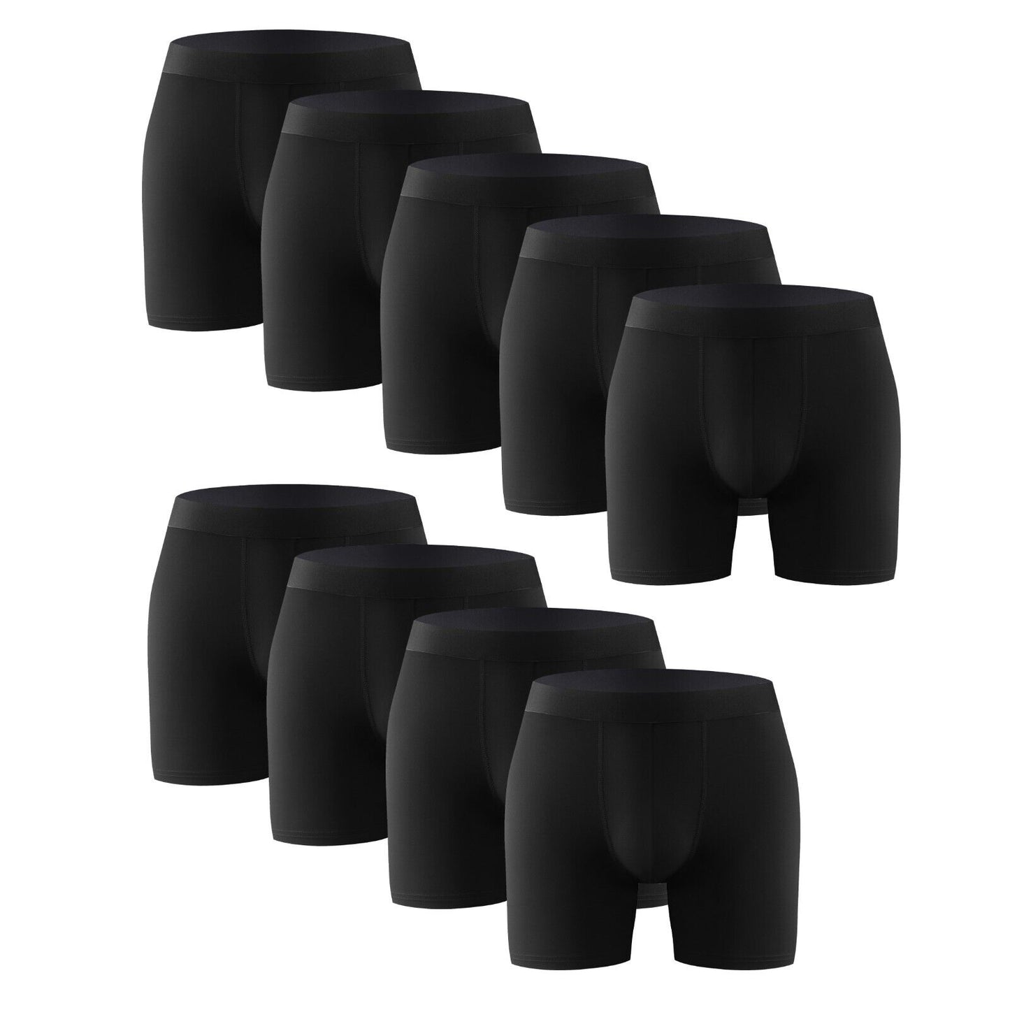 9PK Mens Boxer Briefs Breathable Tagless Underwear Soft Comfort Flex Waistband9PK Mens Boxer Briefs Breathable Tagless Underwear Soft Comfort Flex Waistband