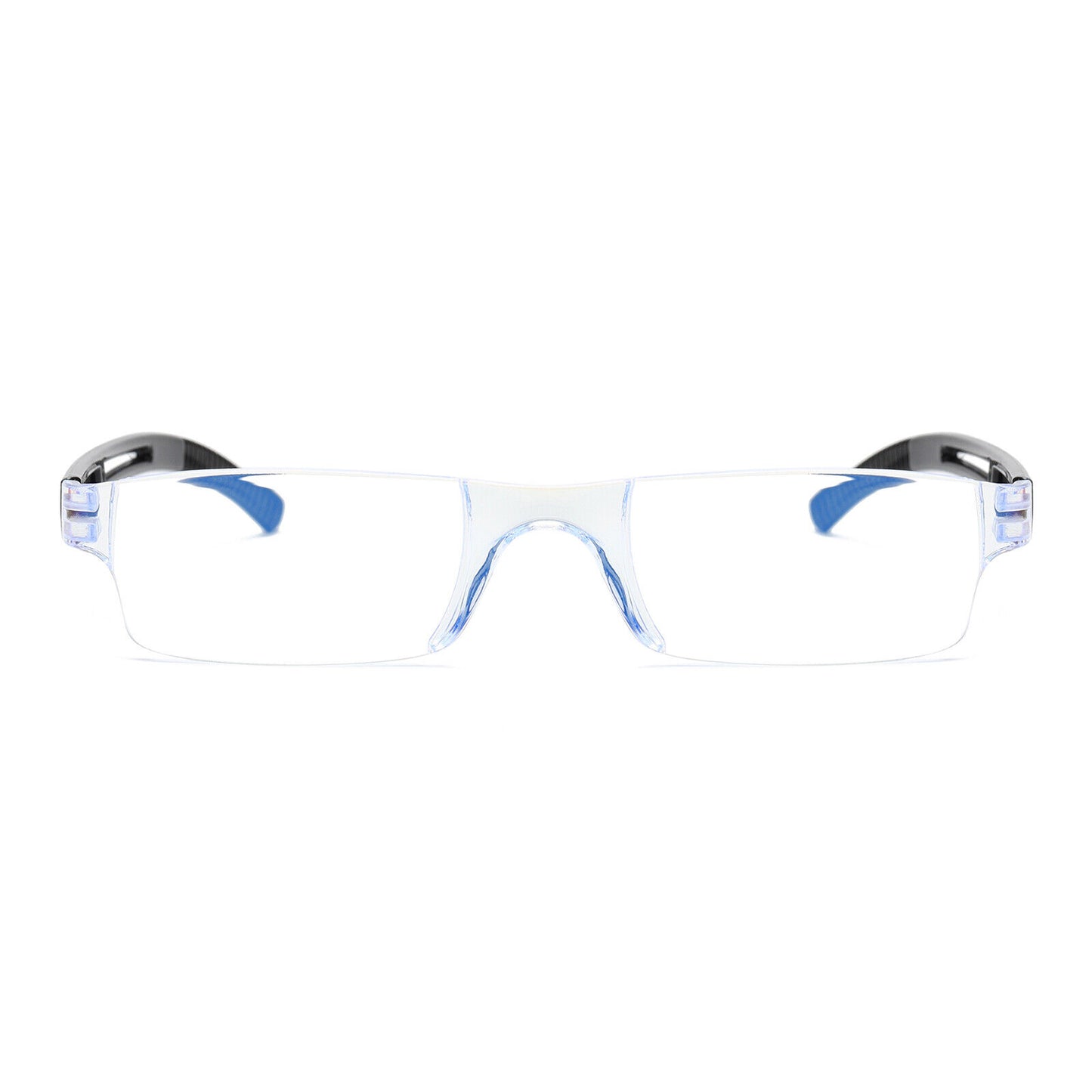 3PK Rimless Unisex Anti Blue Light Reading Glasses Blue Tinted Reader Men Women