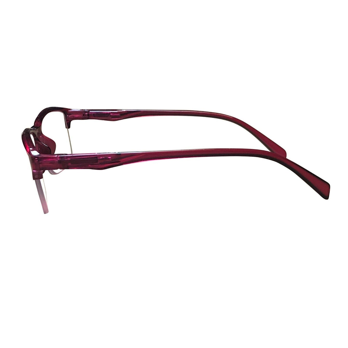 3 Pair Womens Half Frame Square Classic Reading Glasses Red Spring Hinge Readers