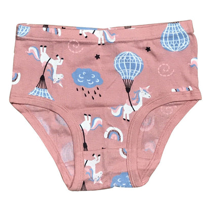 6 PK Toddler Little Girls Cotton Underwear Briefs Kids Panties Mermaid Pattern