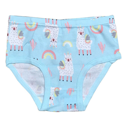 9 PK Toddler Little Girls Cotton Underwear Briefs Kids Panties Mermaid Pattern