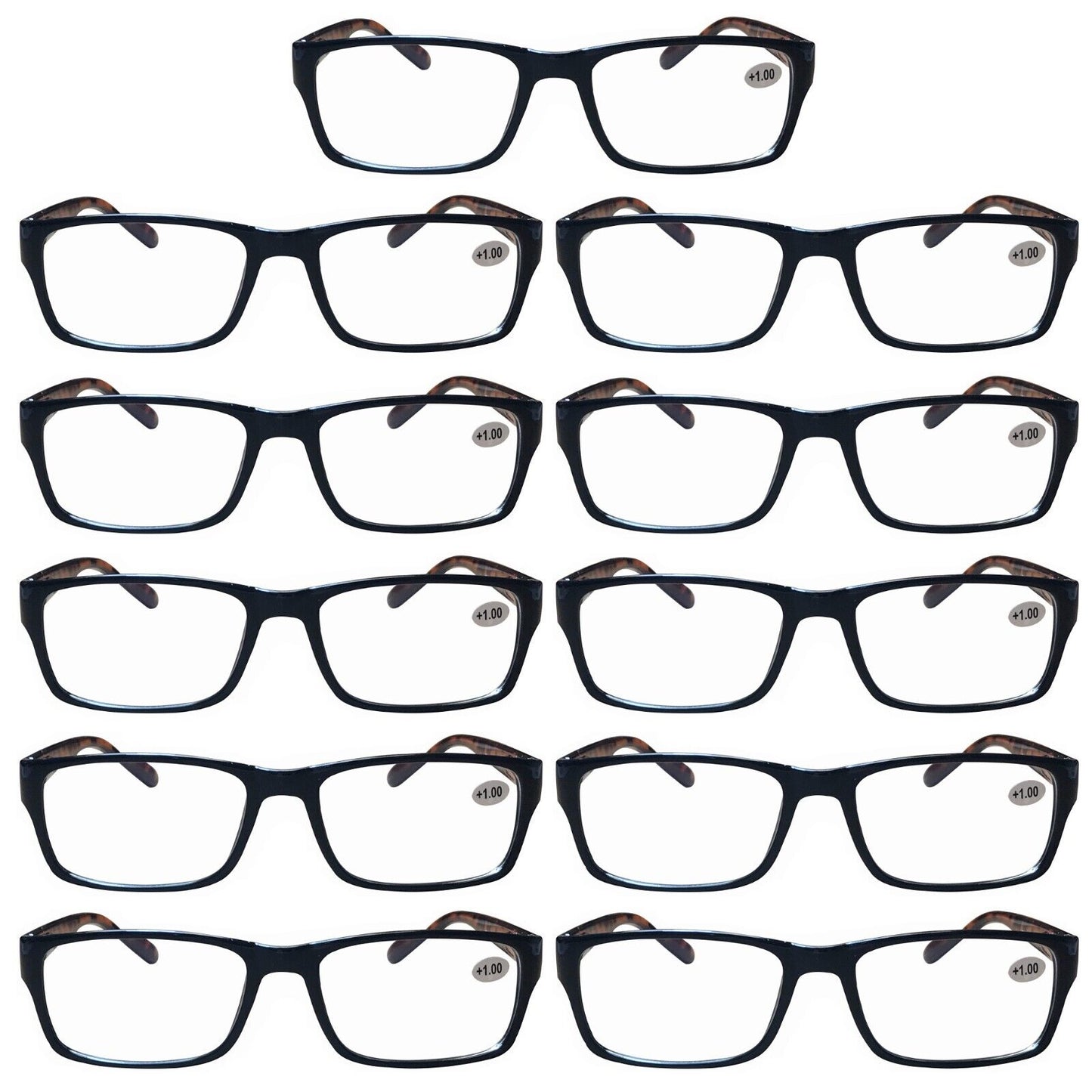 11 PK Unisex Anti Blue Light Reading Glasses Spring Hinge Readers for Men Women