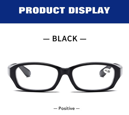 12 PK Full Lens Men Womens Black Reading Glasses Clear Readers with Side Shields