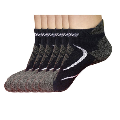 6 pairs Mens Low Cut Ankle Cotton Athletic Cushion Sport Running Socks Size 6-12