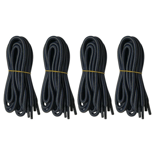 4pair 5mm Thick Heavy duty Round Hiking Work Boot Shoe laces Strings Replacement