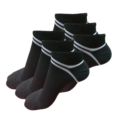 6 pair Mens Low Cut Ankle Cotton Athletic Cushion Casual Solid Comfortable Socks