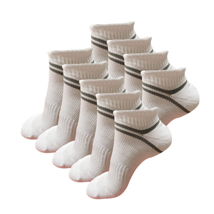 9 pair Mens Low Cut Ankle Cotton Athletic Cushion Casual Performance Sport Socks