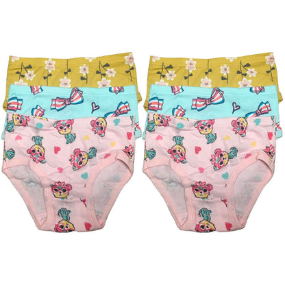 6 Packs Toddler Little Girls Cotton Underwear Briefs Kids Panties 2T 3T 4T 5T 6T