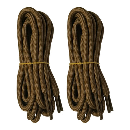 2pair 5mm Thick Heavy duty Round Hiking Work Boot Shoe laces Strings Replacement