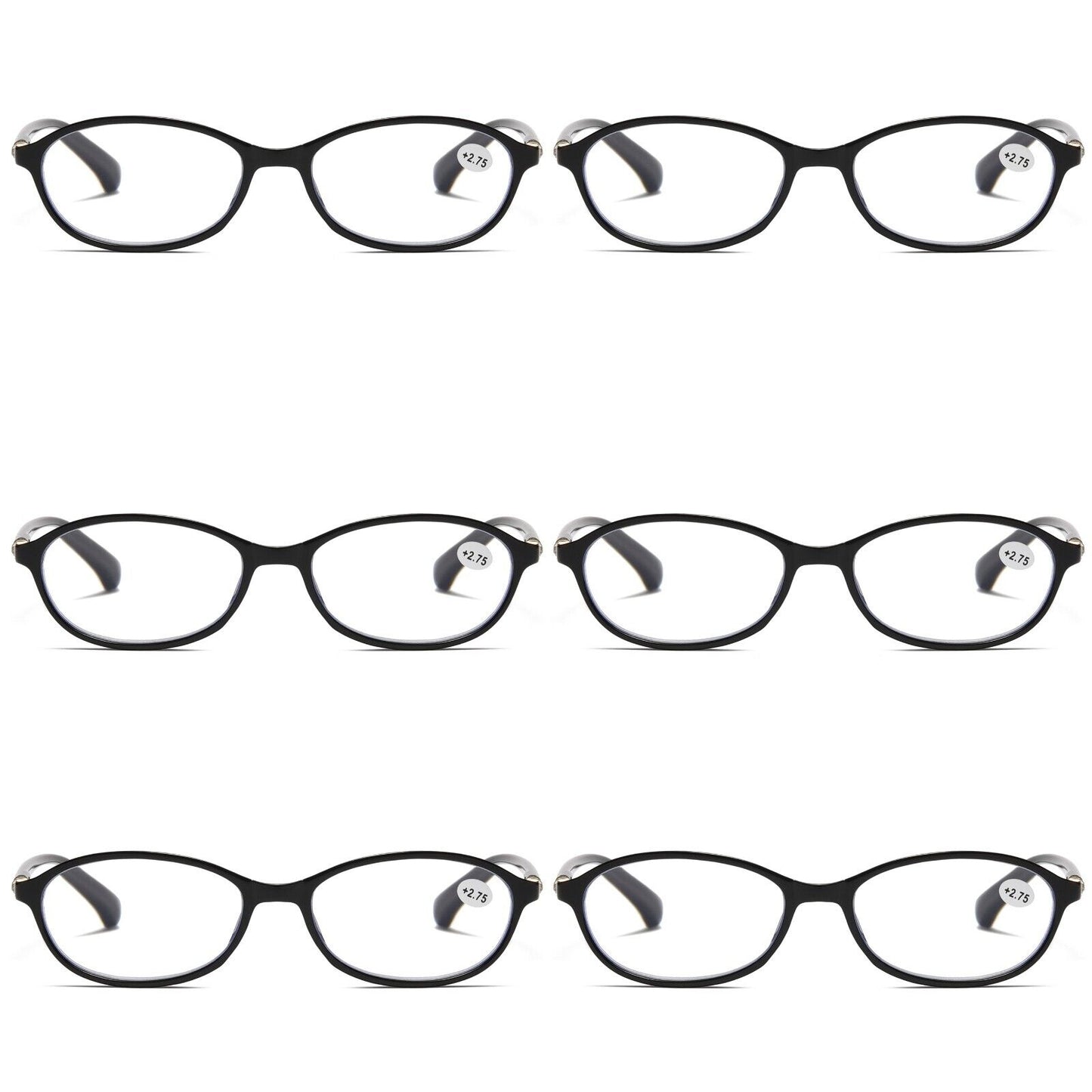 6 Pair Womens Ladies Blue Light Blocking Reading Glasses Computer Gaming Readers