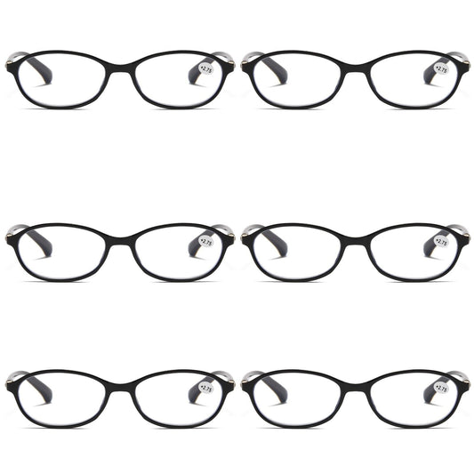 6 Pair Womens Ladies Blue Light Blocking Reading Glasses Computer Gaming Readers