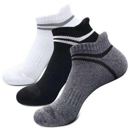 Lot 1-12 Mens Low Cut Ankle Cotton Athletic Cushioned Casual Sport comfort Socks