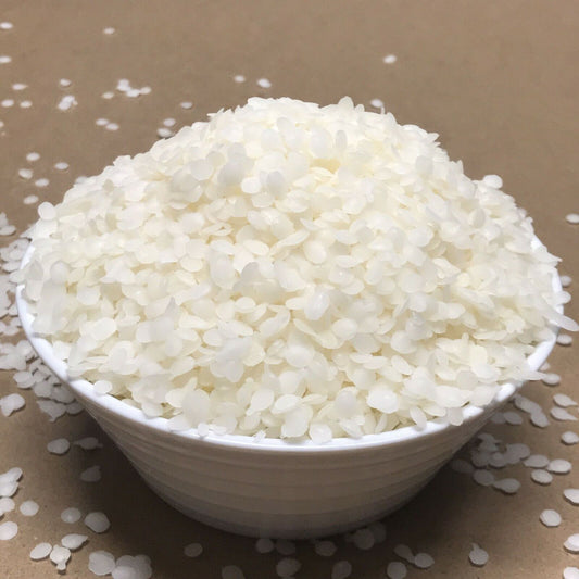 6 LB Pure White Beeswax Pellets for Candle Soap Making Lip Balms Cosmetic Grade