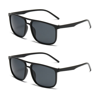 2PK Unisex Retro Aviator Sunglasses for Men Women Driving Outdoor Sports UV400