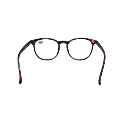 2PK Ladies Womens Round Blue Light Blocking Reading Glasses Spring Hinge Readers