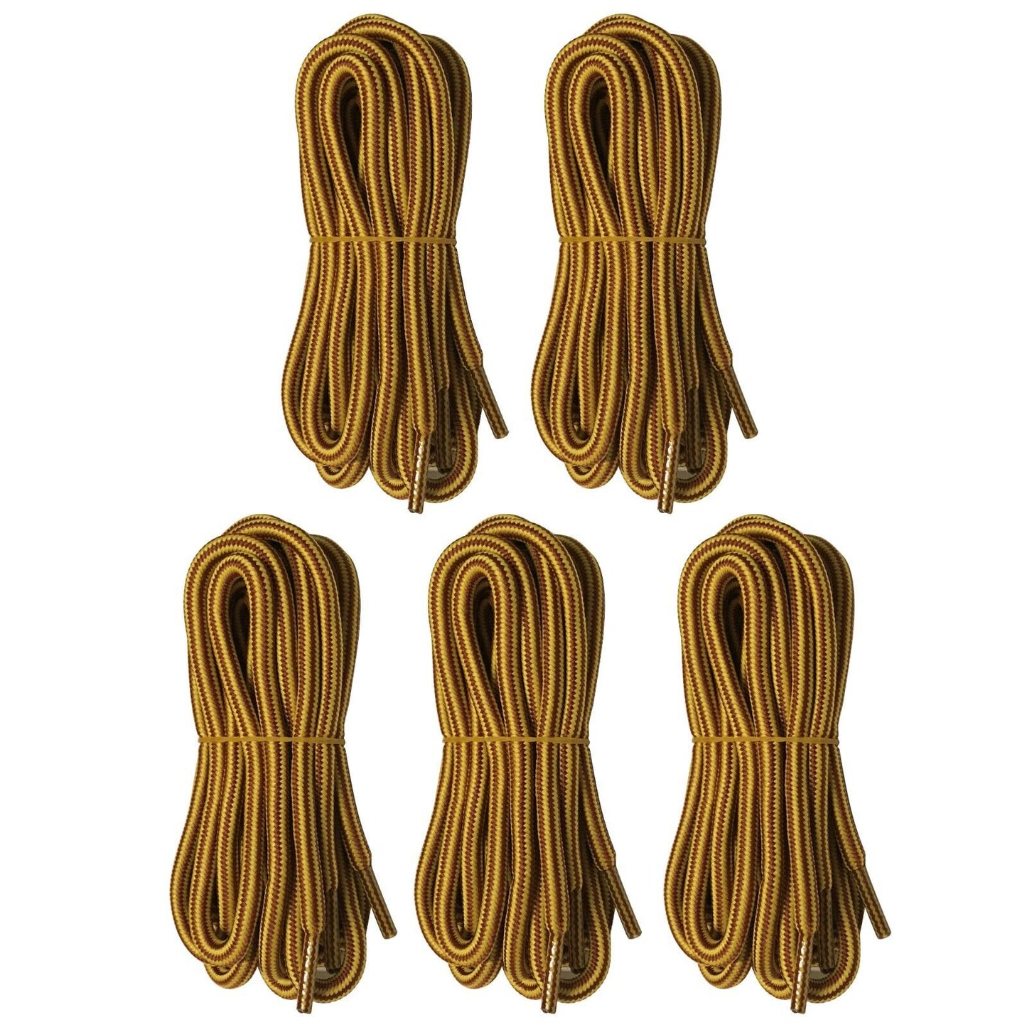 5pair 5mm Thick Heavy duty Round Hiking Work Boot Shoe laces Strings Replacement