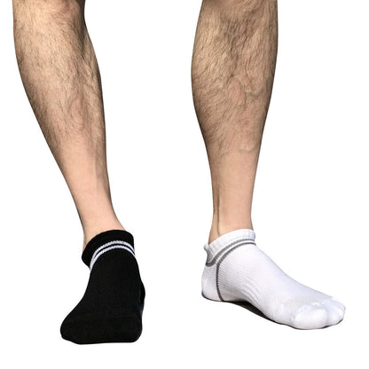 1 pair Mens Low Cut Ankle Cotton Athletic Cushion Casual Sport Running Socks