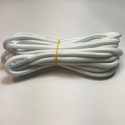 Strong white round boot shoe laces for hiking work 36 38 40 45 48 54 60 63 inch