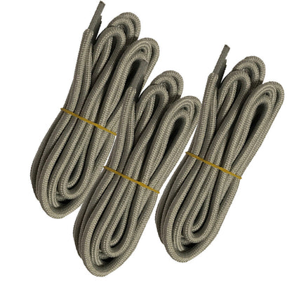 3pair 5mm Thick Heavy duty Round Hiking Work Military Boot Shoe laces Strings