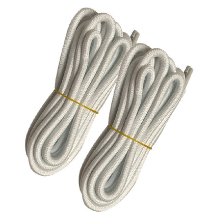 2pair 5mm Thick Heavy duty Round Boot Shoe laces Strings for Hiking Work Walking