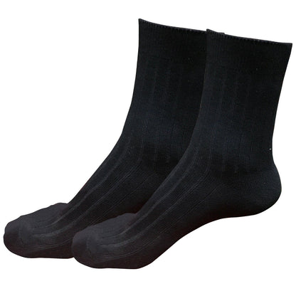 2 pairs Mens Breathable Cotton Casual Crew Dress Socks Under the Calf Size 6-10