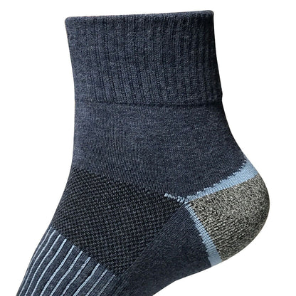 1 Pair Mens Mid Cut Ankle Quarter Athletic Casual Sport Cotton Socks Size 6-12