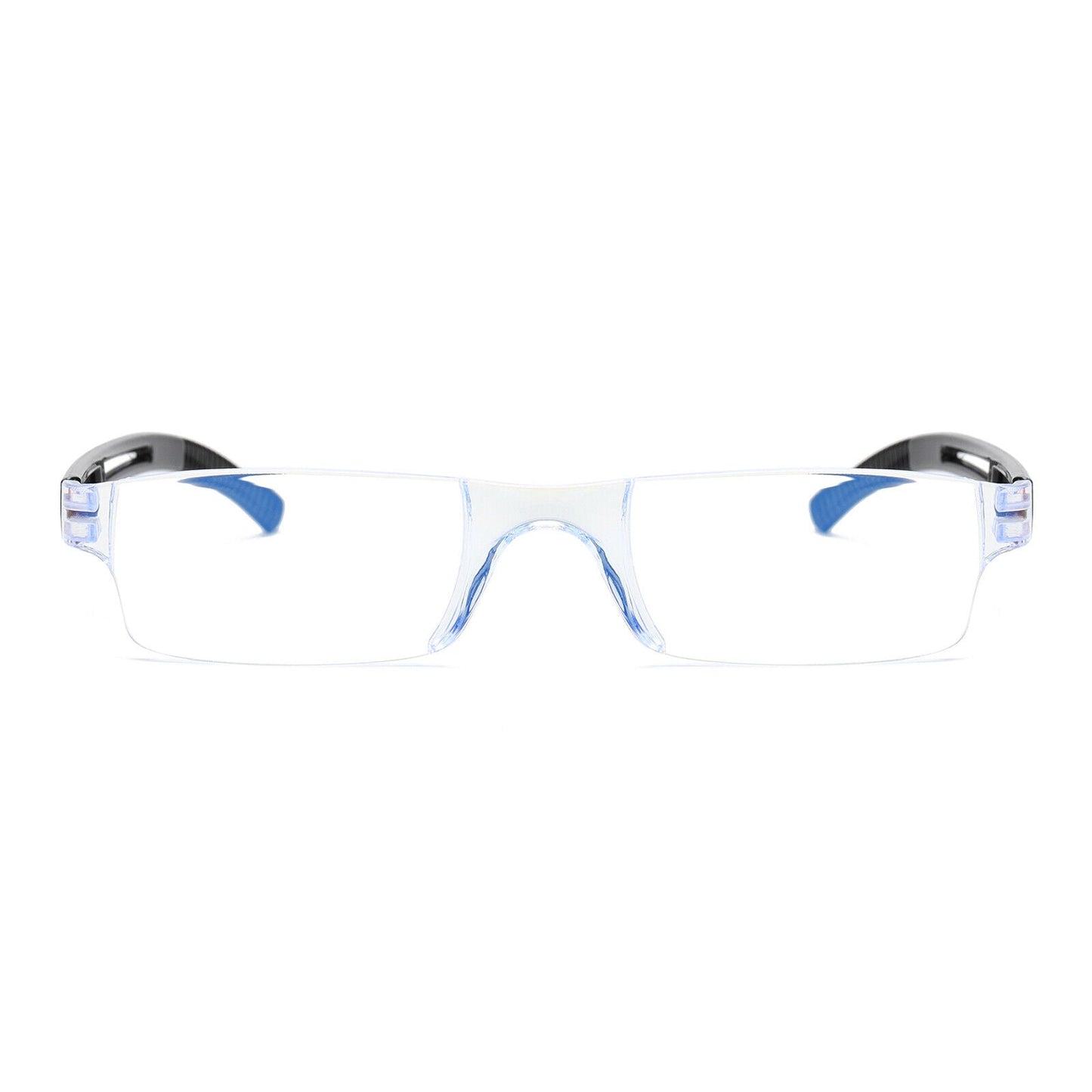 10PK Rimless Unisex Anti Blue Light Reading Glasses Blue Tinted Reader Men Women