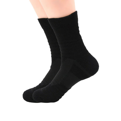 Lot 1-12 Mens Cotton Athletic Sport Casual Work Crew Socks Black Size 9-11 6-12