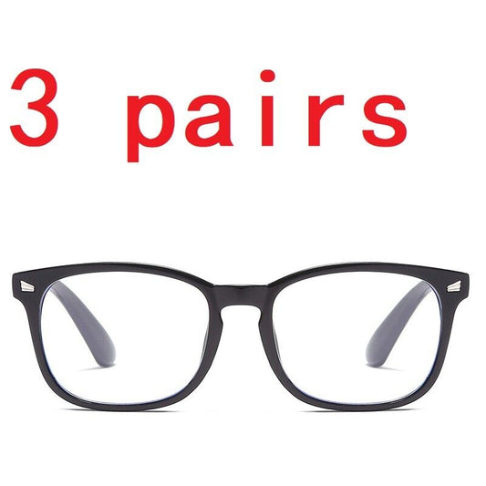 3 Pair Women Ladies Mens Unisex Round Frame Reading Glasses Blue Light Blocking