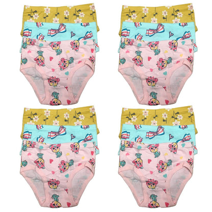 12 Pack Toddler Little Girls Cotton Underwear Briefs Kids Panties 2T 3T 4T 5T 6T