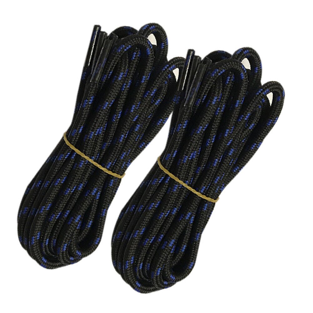 2pair 5mm Thick Heavy duty Round Boot Shoe laces Strings for Hiking Work Walking