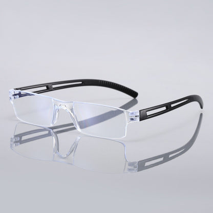 2PK Men Women Blue Light Blocking Reading Glasses Rimless Unisex Computer Reader