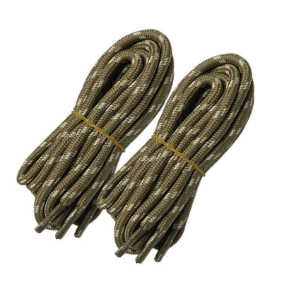 2pair 5mm Thick Heavy duty Round Boot Shoe laces Strings for Hiking Work Walking