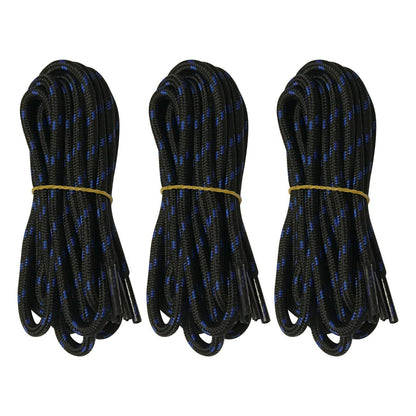 3pair 5mm Thick Heavy duty Round Hiking Work Boot Shoe laces Strings Men Women