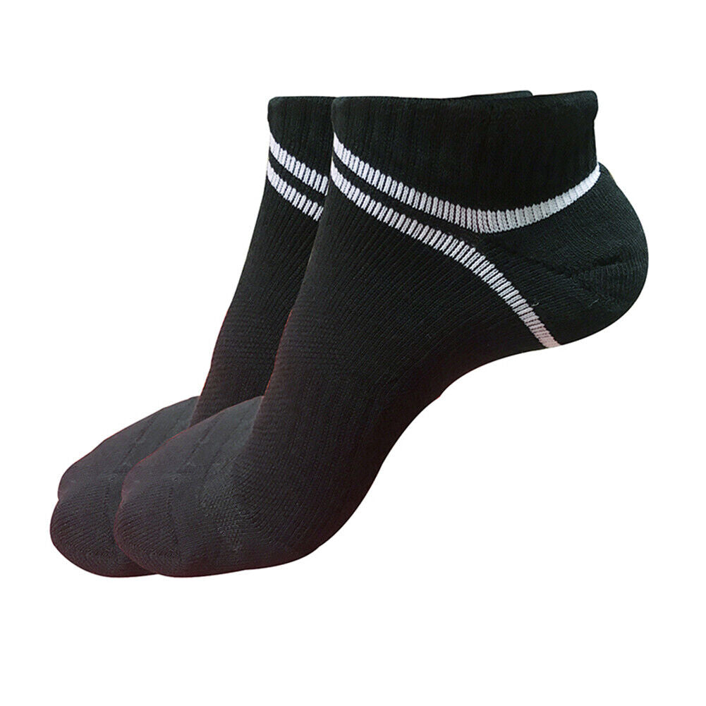 2 pairs Mens Low Cut Ankle Cotton Athletic Cushion Casual Sport Running Socks