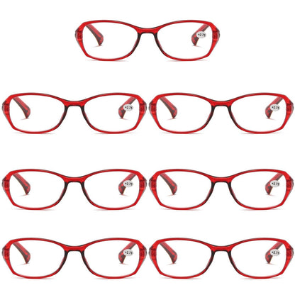 7 Pair Womens Ladies Blue Light Blocking Reading Glasses Computer Gaming Readers