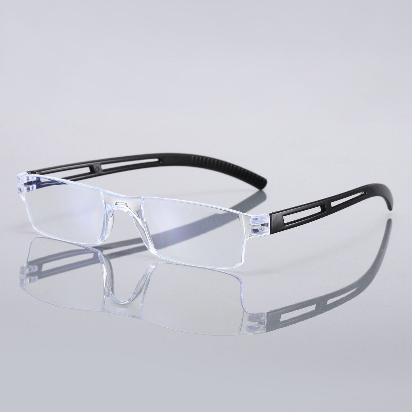 3PK Men Women Blue Light Blocking Reading Glasses Rimless Unisex Computer Reader