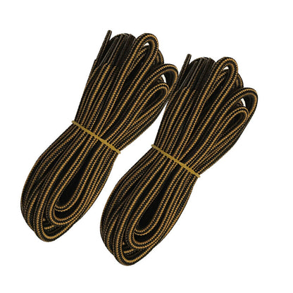 2pair 5mm Thick Heavy duty Round Boot Shoe laces Strings for Hiking Work Walking