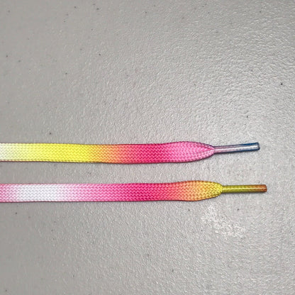 2 Pair Flat Shoelaces Shoe Strings Replacement for Sneakers Athletic Shoes Boots