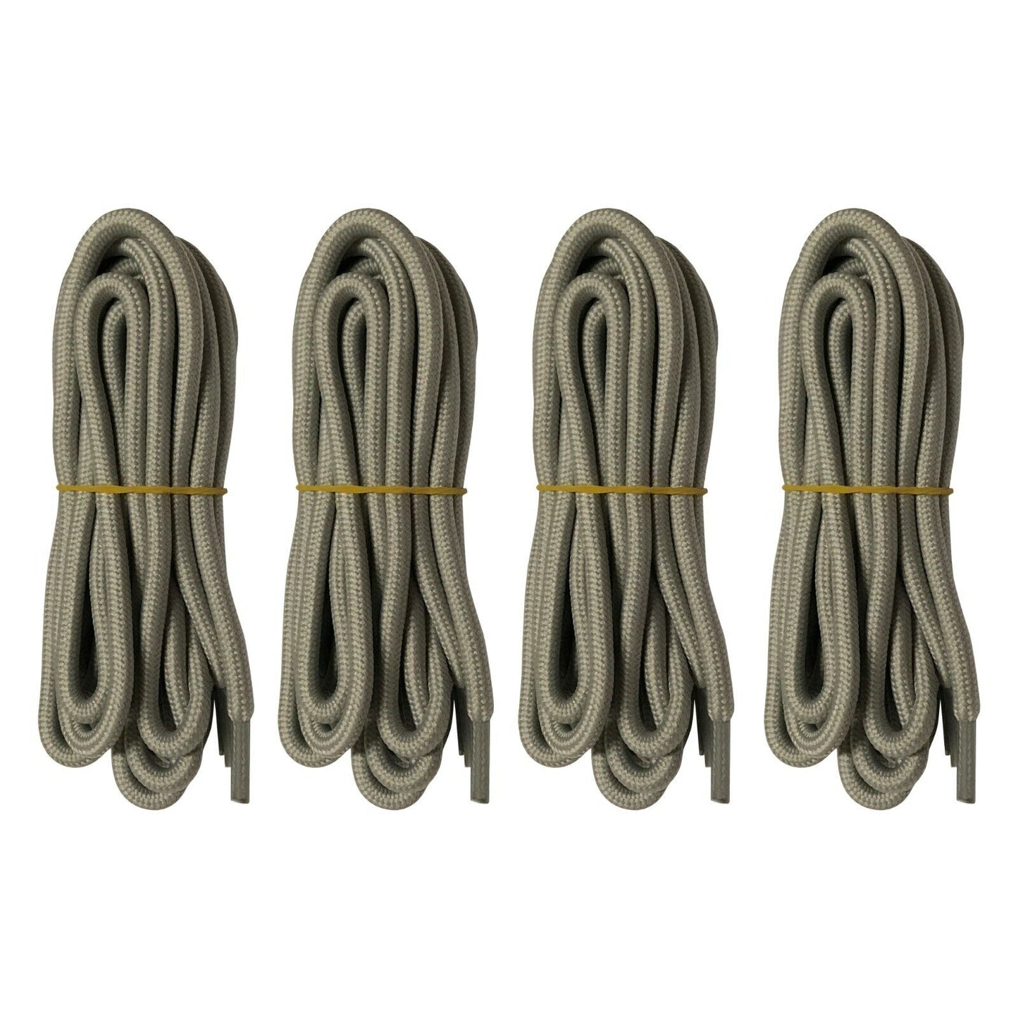 4 pairs 5mm Thick Heavy duty Round Hiking Work Boot Shoe laces Strings Men Women