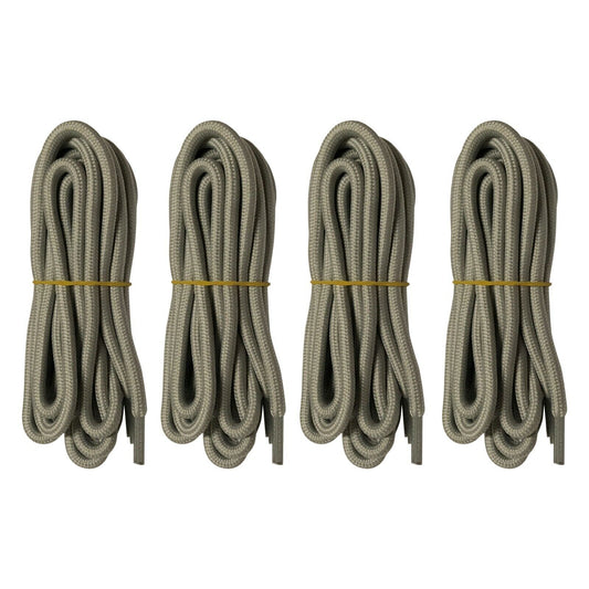 4 pairs 5mm Thick Heavy duty Round Hiking Work Boot Shoe laces Strings Men Women