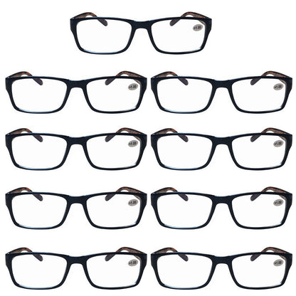 9 PK Unisex Anti Blue Light Reading Glasses Spring Hinge Readers for Men Women