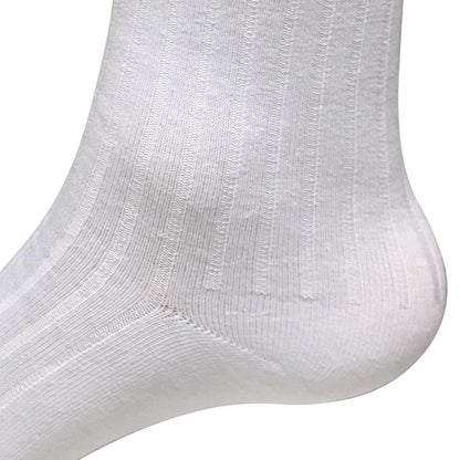 2 pairs Mens Breathable Cotton Casual Crew Dress Socks Under the Calf Size 6-10