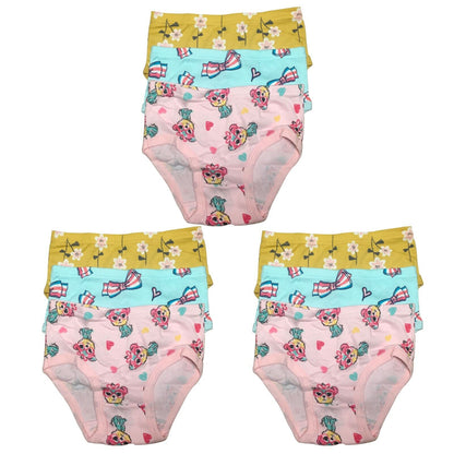 9 Packs Toddler Little Girls Cotton Underwear Briefs Kids Panties 2T 3T 4T 5T 6T