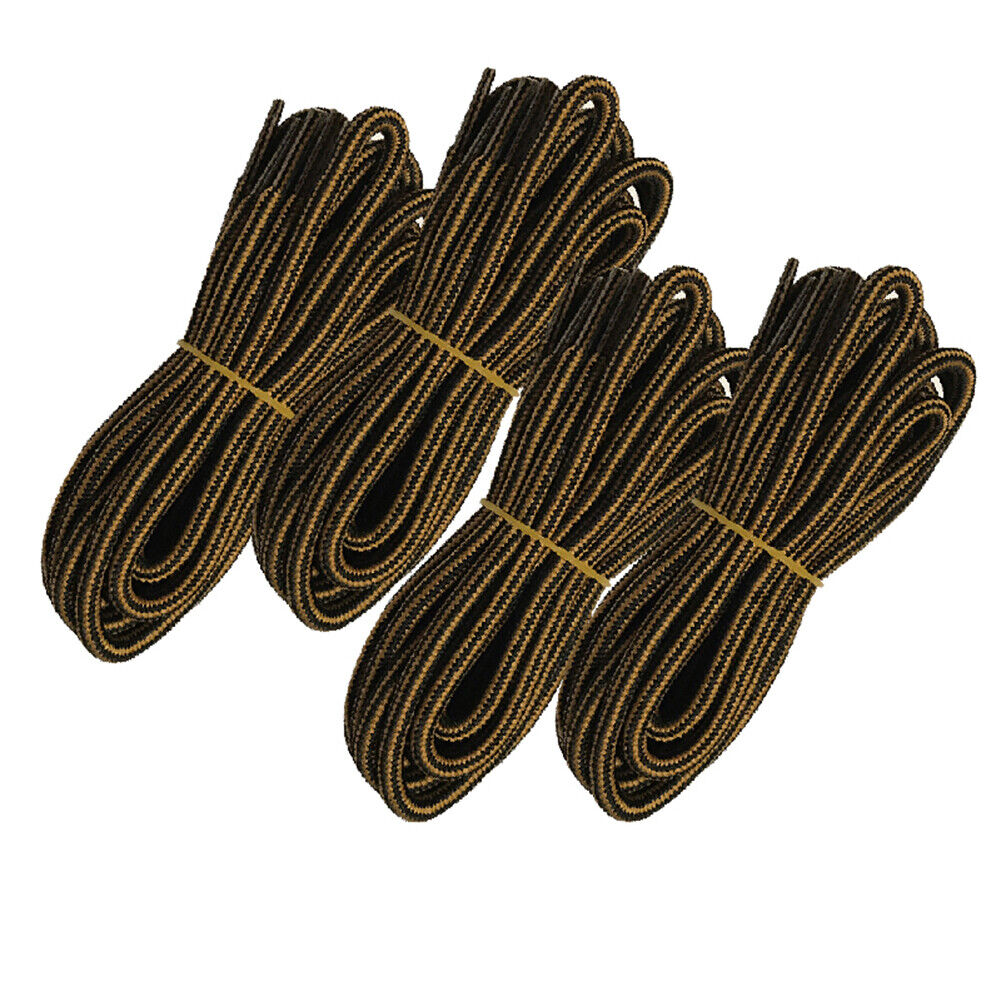 4pair 5mm Thick Heavy duty Round Hiking Work Boot Shoe laces Strings Replacement