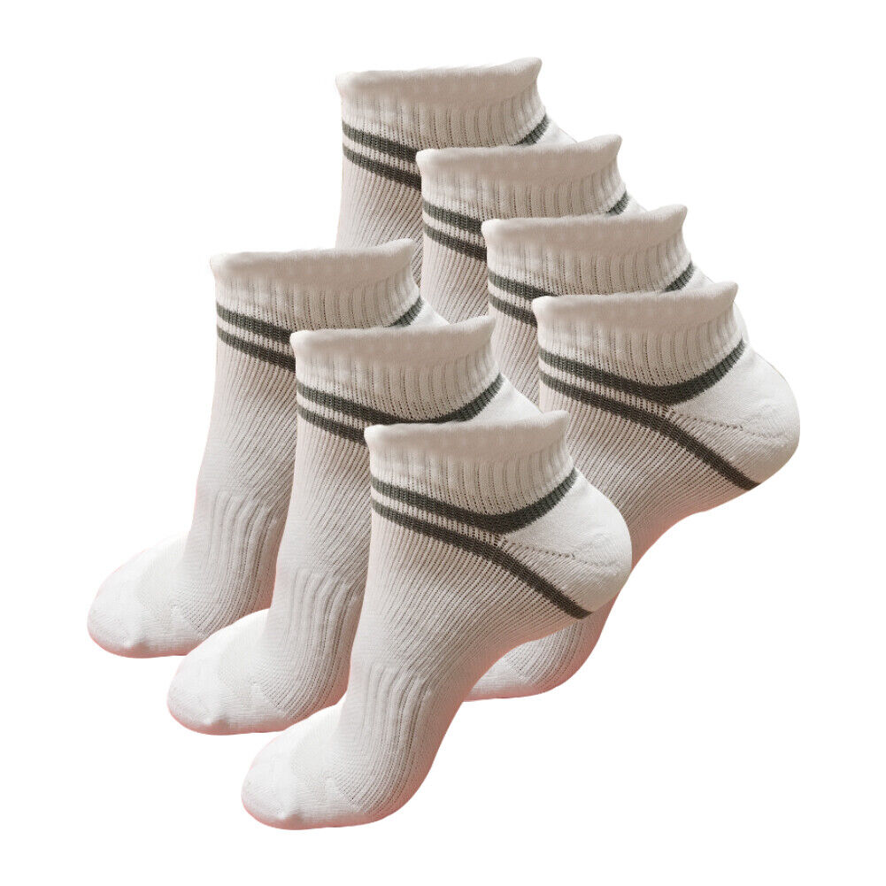 Lot 1-12 Mens Low Cut Ankle Cotton Athletic Cushion Casual Socks Size 9-11 10-13