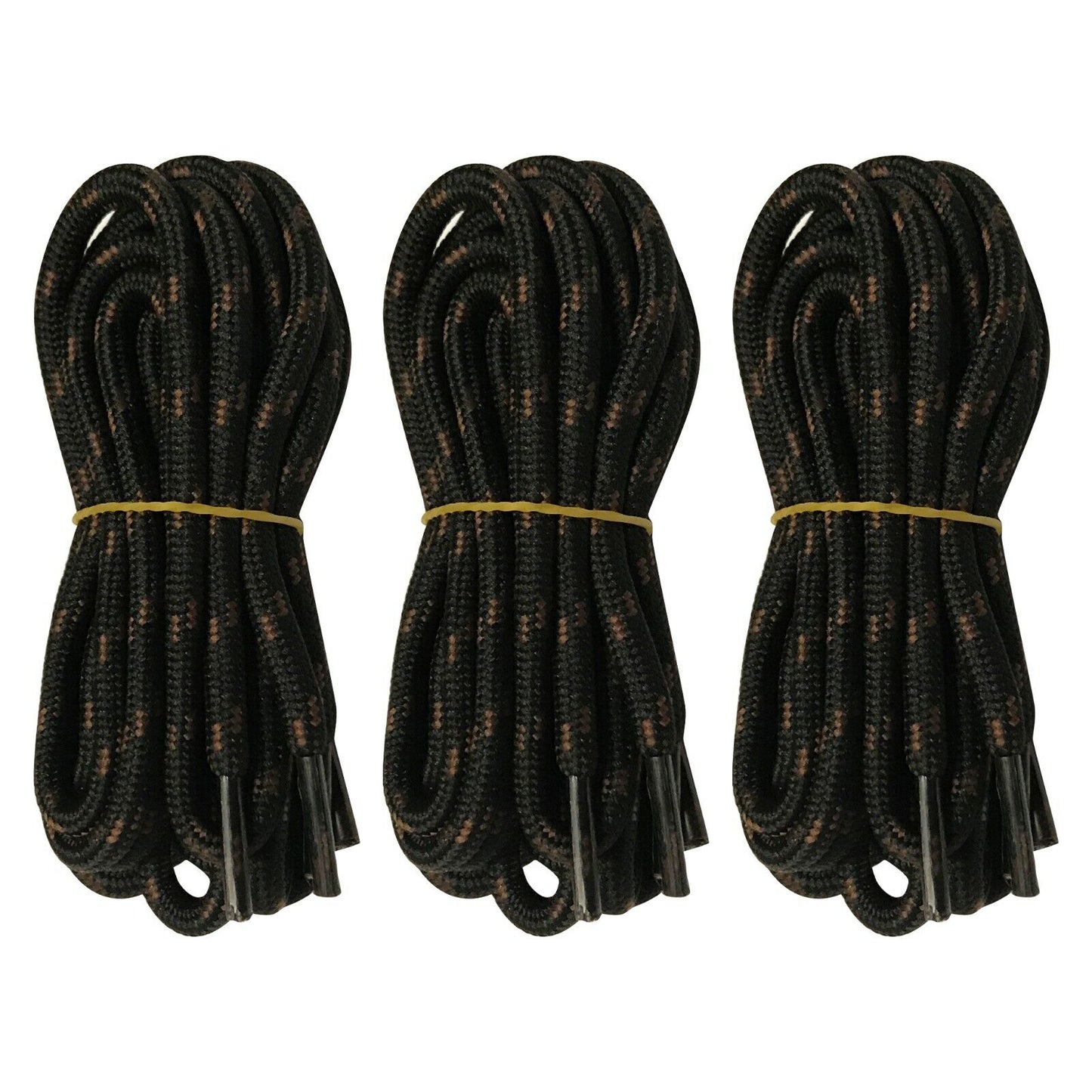 3pair 5mm Thick Heavy duty Round Hiking Work Boot Shoe laces Strings Men Women